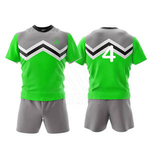 Uniformes de Rugby Transpirables de Alta Calidad al por Mayor, Tallas Grandes, 100% Poliéster, Logotipo Personalizado, Uniformes Completos para Equipos - Product Image 3