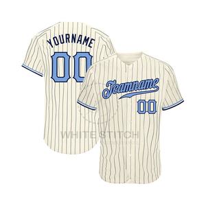 Camisetas de Béisbol Transpirables Personalizables de Alta Calidad, Tela 100% Poliéster, Gráficos Personalizados, Secado Rápido, Protección UV para Equipos - Product Image 4