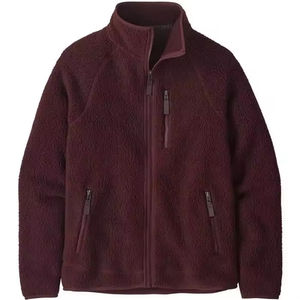 Chaqueta de Invierno Personalizada de Color Sólido con Capucha de Forro Polar y Cuello Alto con Bolsillos - Product Image 1