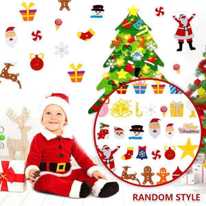Árbol de Navidad de Fieltro para Niños, Decoraciones Navideñas Festivas para Niños - Product Image 5