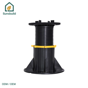 Sunsbuild Heavy Duty Adjustable Plastic Pedestals for <b>Deck</b> Joist Support Outdoor Decking and Landscaping Project - Product Image 5
