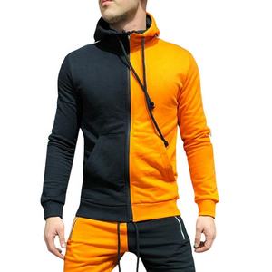 Survêtement d'hiver pour homme, lettre imprimée, couleur Slim, coton, personnalisé, Jogging, survêtement, sweat à capuche pour homme - Product Image 4