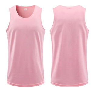 Camiseta sin mangas para hombre, ropa para correr para gimnasio, transpirable, 100% algodón, poliéster, logotipo personalizado, camiseta sin mangas para gimnasio - Product Image 1