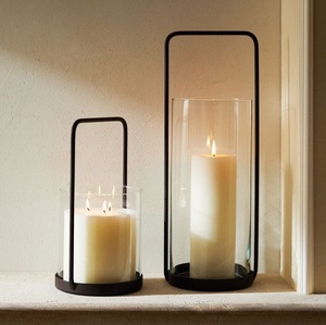 <b>Large</b> Metal <b>Lantern</b> for Living Room and Hallway Decor - Product Image 4