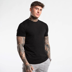 Tendance blanc logo personnalisé décontracté ample hommes de haute qualité en gros 230g 100% coton lourd général sexy T-shirt - Product Image 4