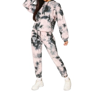 High Quality Sublimation Printing Tracksuits For Woman Thick Custom Printing Sweatpants and Hoodie <b>Set</b> For Women Tracksuit 2027 - Product Image 1