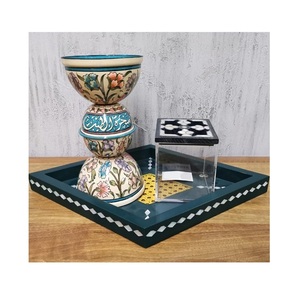 Quemador Bakhoor de incienso de hierro de diseño de tendencia con caja de almacenamiento de acrílico Quemador Bakhoor de la más alta calidad a granel - Product Image 1