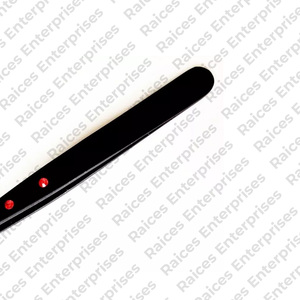 Pinzas para cejas con punta inclinada de acero inoxidable antiestática más vendidas Instrumento de belleza de salón con diseño inclinado - Product Image 3