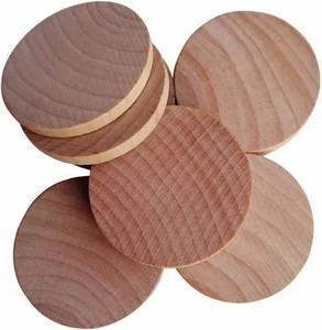 Posavasos de Madera de Nogal Hechos a Mano, Estilo Moderno, Duraderos, Cuadrados, Ecológicos, de 5 mm de Grosor - Product Image 1