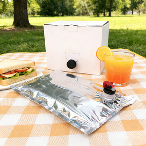 Sac d'emballage en aluminium personnalisé de 3 L, sac portable en boîte avec valve pour vodka et whisky - Product Image 4