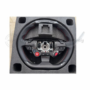 Volant de direction pour Ferrari F458 488 F12 FF, modèle ancien amélioré, nouveau volant F8 LED en fibre de carbone, fixation directe. - Product Image 2