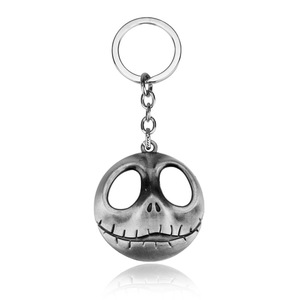 Portachiavi di Halloween prima di natale portachiavi Horror <span class=keywords><strong>Jack</strong></span> Skellington portachiavi con ciondolo per uomo accessori per chiavi auto regalo - Product Image 5