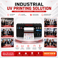 Nueva Impresora UV DTF de 13 Pulgadas A3 XP600 de Doble Cabezal, Máquina para Pegatinas con Relieve Dorado Personalizadas, Barniz 3D, Alta Eficiencia, Semiautomática