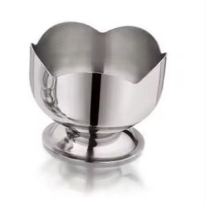 Tazón de helado de diseñador Fiesta transparente Tazón de helado Diseñador Acero inoxidable - Product Image 1