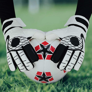 Guantes de Portero de Fútbol Profesionales Personalizados para Exteriores con Palma de Látex, Diseño Impermeable y Transpirable - Product Image 2