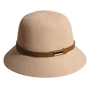 Nuevo sombrero de cubo para el sol para mujer, sombrero refrescante transpirable Simple, protector solar para viajes de verano, sombreros de cubo con estampado solar - Product Image 3