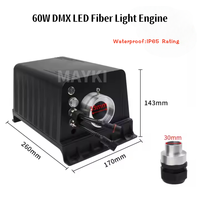 Lumière de piscine étoilée scintillante LED fibre optique étoile lumière sous-marine LED fibre optique étang Piscina Starlight