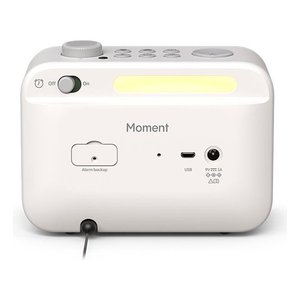 Digital Analog-Digital <b>Clock</b> Radiosveglia MOMENT Cotton White 30102 - Product Image 3