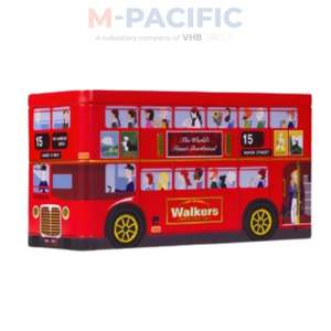 Walkers Mini Shortbread London Bus Tin 250g Édition Cadeau Royaume-Uni Prêt à Consommer Durée de Conservation 12 Mois Stockage au Frais et au Sec - Product Image 3