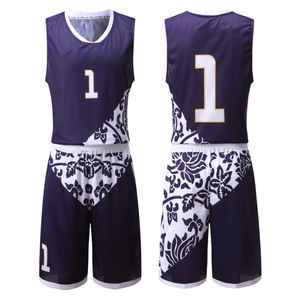 Uniformes de Baloncesto Personalizados al por Mayor, Camisetas de Baloncesto Sublimadas de Talla Grande, Transpirables y de Secado Rápido - Product Image 4