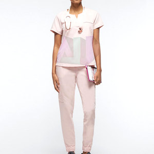 Conjuntos de Uniformes Médicos para Mujer, Diseño Moderno, Material de Algodón Suave, Ligeros, Ecológicos, de Alta Calidad, para Uso Hospitalario - Product Image 1