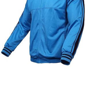 Conjunto de chándales cortavientos de invierno para hombre, ligeros, personalizados, impermeables, con logotipo personalizado, hechos de poliéster, nailon y cremallera - Product Image 5