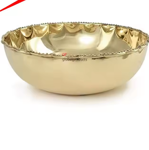 Cuencos de metal de diseño tradicional utilizados en la cocina india y de Oriente Medio que ahora se ofrecen a la venta al por mayor - Product Image 5