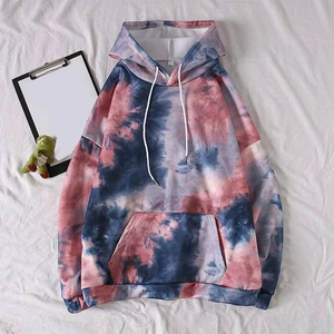 Quick Dry Tie Dye Hooded Sudaderas con capucha de gran tamaño Hombres Nueva llegada de calidad superior Sudaderas con capucha para hombres y mujeres Fleece - Product Image 2