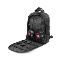 Sacs de barbier avec bandoulière et sac à dos tactique multi-compartiments à fermeture éclair
