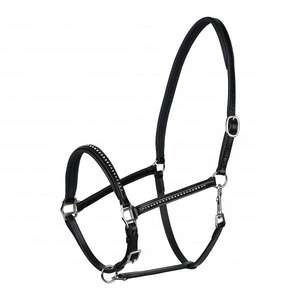 Licol de cheval en cuir durable avec conception de cou rembourrée Noseband souple confortable pour l'équitation - Product Image 3