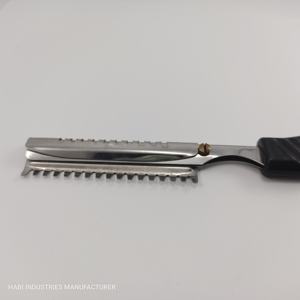 Rasoirs professionnels pour cheveux avec manche en acier Peigne de coiffeur pour amincir et raser l'outil de beauté - Product Image 2