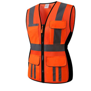 Gilet de sécurité chaud enduit 2026, personnalisé, haute qualité, haute visibilité, conforme à la norme ANSI Classe 2, avec éclairage LED, imperméable, coupe-vent, en PU réfléchissant, sur mesure - Product Image 1