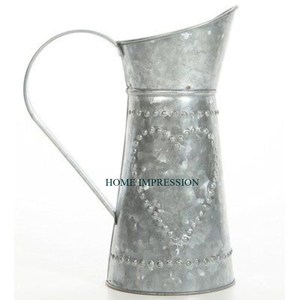 Último diseño, bastón de almacenamiento de leche galvanizado, lata de leche hecha a mano con mango de acabado rústico para suministros de bastón para servir alimentos en interiores - Product Image 6