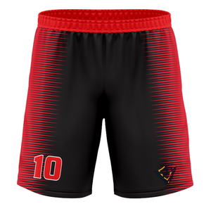 Ensemble de maillots de football personnalisés pour hommes, uniforme de football rouge et noir, kit d'équipe respirant, t-shirt de sport à séchage rapide, shorts, chaussettes, vêtements d'entraînement - Product Image 4