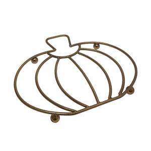 Salvamanteles de calabaza de aluminio de nuevo diseño con mesa de Color negro resistente al calor Pan & Hotpot salvamanteles protector hecho a mano a granel - Product Image 2