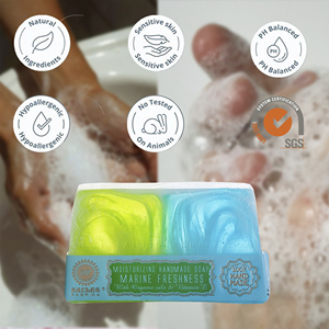 Jabón en Barra Pure Wave 80g, Limpieza Profunda, Frescura Marina, Estilo Oceánico, Jabón Corporal y Facial, Refresca la Piel, Marca Privada OEM ODM - Product Image 1