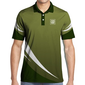Polo de hombre de algodón 100% al por mayor de manga corta ajustado con estampado personalizado de secado rápido Dark Technics - Product Image 3