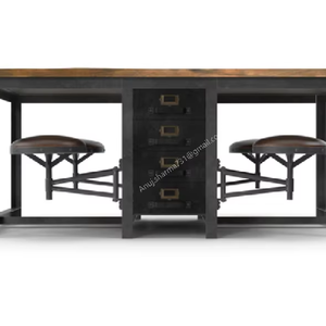 Silla ajustable en altura con mesa/Mesa ajustable mecánica/asiento giratorio con estación de trabajo ajustable mesa de comedor para bar - Product Image 1