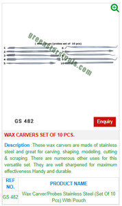 ชุดเครื่องมือช่างขี้ผึ้งเหล็ก482 GS 10ชิ้น220V เครื่องมือสำหรับเชื่อมเครื่องประดับสำหรับอัญมณี - Product Image 2