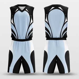 Conjunto de Uniforme de Baloncesto para Hombre al por Mayor, Económico, con Estampado Floral, Ropa Deportiva, Estilo Chaleco sin Mangas, Gran Venta - Product Image 2