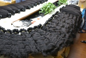 Bande de cheveux humains 100 vierge Remy bande dans l'extension de cheveux Double dessiné européen DHL FEDEX ensemble Style génie trame - Product Image 6