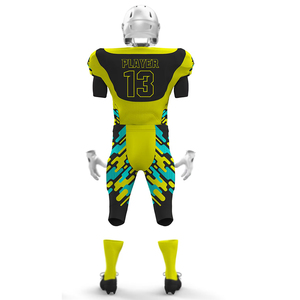 Impression par sublimation Bonne qualité Meilleur design Uniforme de sport pour homme Hauts de football américain Maillot de football américain pour homme - Product Image 3
