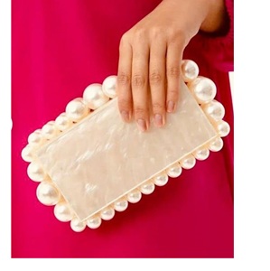 Pochette personnalisée en résine de mode artisanale indienne pour femme - Product Image 5