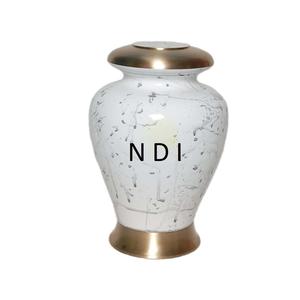 Gran oferta, urnas de cremación hechas a mano para adultos, urnas conmemorativas con acabado de nogal brillante para recuerdo de cenizas, suministros funerarios decorativos - Product Image 4