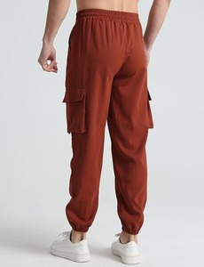 Nuevos pantalones casuales para hombre Pantalones de color sólido elásticos de moda de alta calidad Pantalones ajustados - Product Image 2