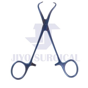 Pince à serviette chirurgicale Backhaus en acier inoxydable, instrument de pénétration, pince de maintien de serviette 13cm 15cm - Product Image 4