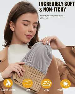 Chapeau beanie unisexe en polaire doublé de spandex/polyester ROMEO INDUSRY, respirant, imperméable, décontracté, pour les voyages, les activités de plein air, l'hiver, réglable - Product Image 5