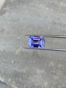 Piedra de Tanzanita Natural Sin Calentar, Corte Esmeralda Octogonal, Color Excelente, 5.00 Quilates, Zoisita, Piedras Preciosas Sueltas, Limpieza con Lupa - Product Image 4