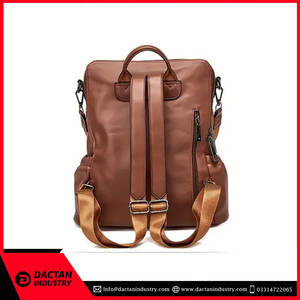 Bolso de lona de cuero genuino de alta calidad, nuevo diseño, bolso de viaje de moda para mujer, cierre de cremallera - Product Image 6