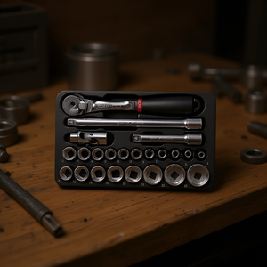 Juego de Herramientas Usag de 23 Piezas con Trinquete, Vasos Hexagonales e Insertos para Uso Profesional y Bricolaje - Product Image 3